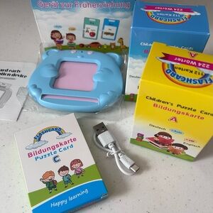Bilingual Learning Toy with Flashcards